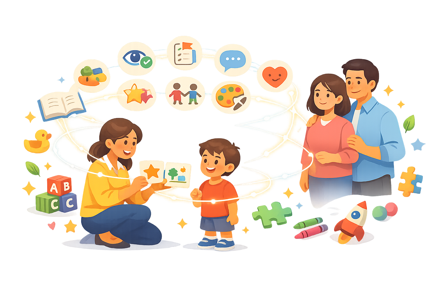 School onboarding illustration